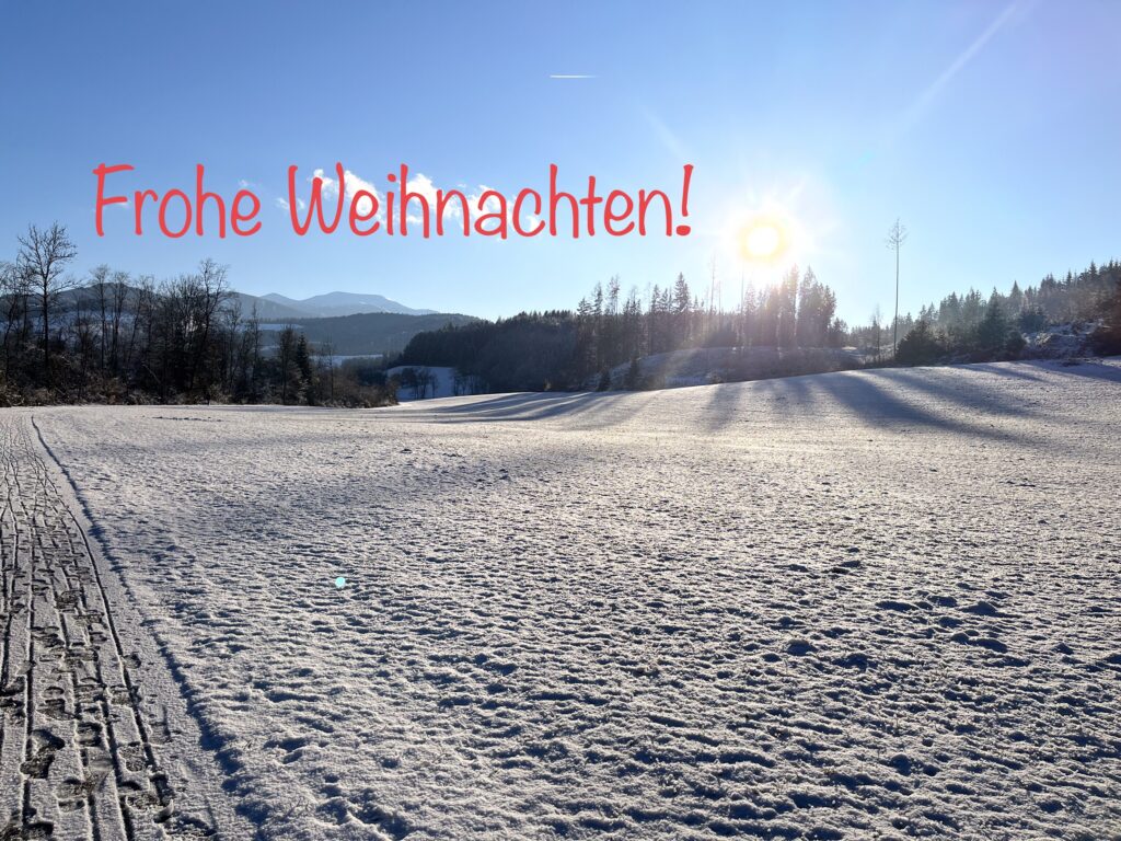 Frohe Weihnachten!